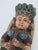 Brown Antique Balinese Figures in Polychrome Wood, 1890s, Set of 2 For Sale - Image 8 of 11
