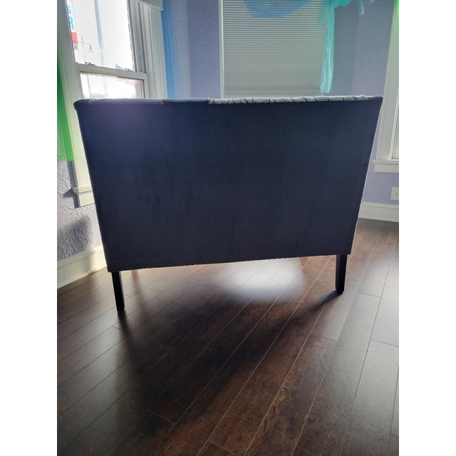 1980s Armless High Back Bench For Sale - Image 4 of 4