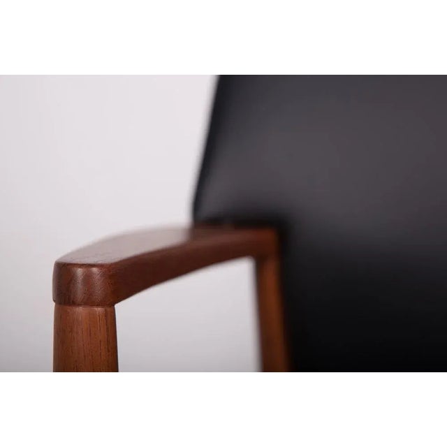 Mid-Century Armchair by A. B. Madsen & E. Larsen for Fritz Hansen, 1950s For Sale - Image 9 of 14