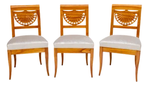 Biedermeier Chairs, Set of 3