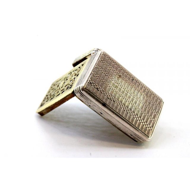 Gold and Pata Vinaigrette Box For Sale - Image 9 of 10