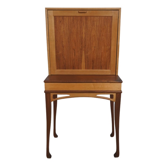 Art Nouveau Style Studio Crafted Desk Manner of Carlo Zen For Sale