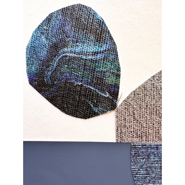 "Celestial Escapade 6" Original Mixed-Media Collage on Paper by Zac Woodiel For Sale - Image 4 of 9