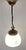 Art Deco Ceiling Lamp with Beige Glass Shade on a Brass Mount, 1930s For Sale - Image 3 of 8