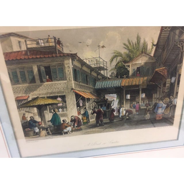 Mid 19th Century S. Bradshaw 1810-1880 English Engravings Set of Four Framed of Chinese Subjects For Sale - Image 5 of 12