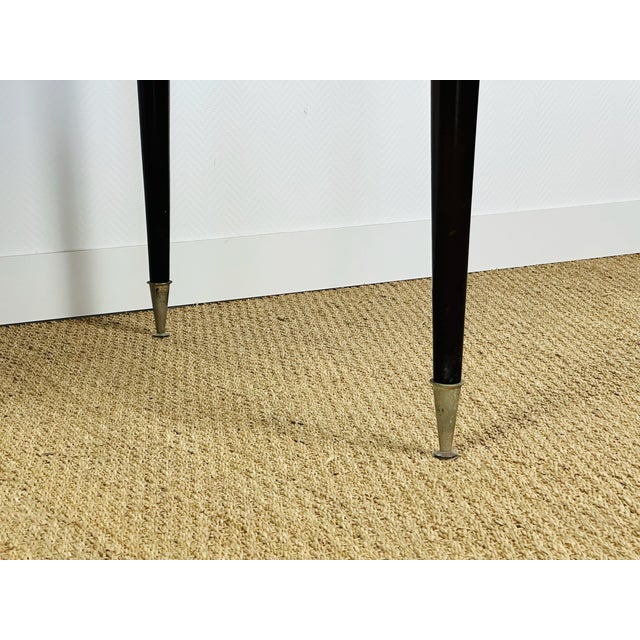 Modern Extendable Dining Table in Macassar Ebony, 1950s For Sale - Image 10 of 14