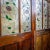 Double Doors with Stained Glass Windows, Early 20th Century, Set of 2 For Sale - Image 5 of 9