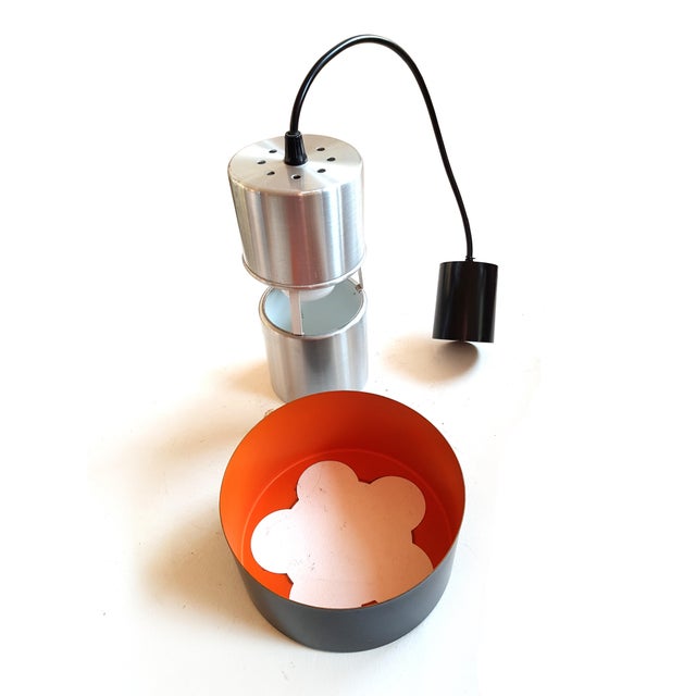 Stylish vintage design pendant lamp in the style of Fog & Morup and Raak, 1960s. Beautiful in its simplicity and color...