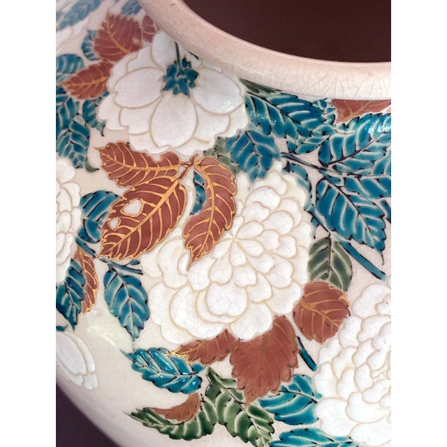 Japanese Ceramic Vase by Ito Tozan I Meiji Period For Sale - Image 10 of 13