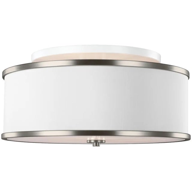 Elevate any space with the Lennon lighting collection of semi-Flush Mount fixtures from Feiss. Clean, transitional design,...