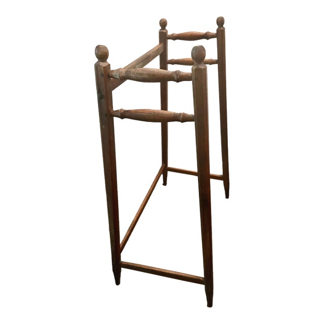 Antique Wooden Walker-Utility Rack-Decorative Object For Sale