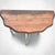Vintage Hand-Refinished Solid Wood Accent Table With Sage Painted Base For Sale In Buffalo - Image 6 of 6