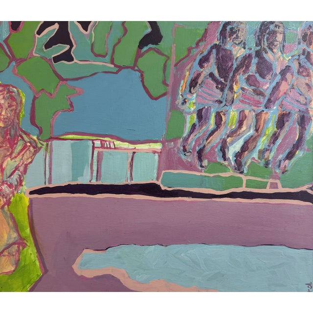 Contemporary Original Acrylic on Canvas by Danka Krol For Sale - Image 3 of 7