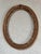 Vintage Giltwood Style Oval Picture Frame With Beaded and Rope Trim - 8.5" X 11.25" For Sale - Image 9 of 11