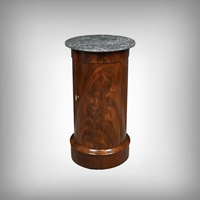 Empire Style Mahogany Nightstand, Late 19th Century For Sale - Image 14 of 14