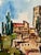 Rustic Henry Emil Salloch Original Watercolor on Paper Parga, Vista El Duomo. 1970. For Sale - Image 3 of 7