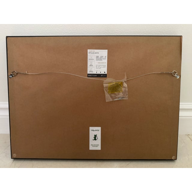 Attr. Mario Carreno Cuban (1913 - 1999) Pencil and Crayon on Paper - 12" X 18", Framed For Sale - Image 4 of 5