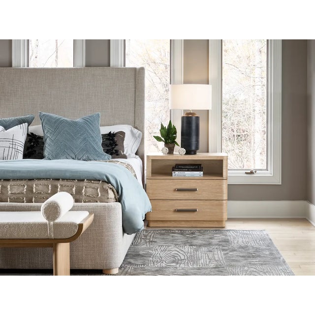 Not Yet Made - Made To Order Contemporary Sischo Upholstered Bench For Sale - Image 5 of 5