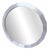 Hexagonal Brushed Metal Mirror, 1970s For Sale