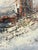 American Late 20th Century Original Oil Winter Landscape, Vintage For Sale - Image 3 of 12