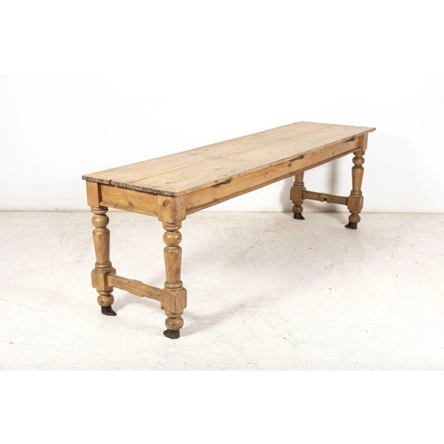 Large 19th Century Welsh Pine Post Office Sorting Table For Sale - Image 5 of 14