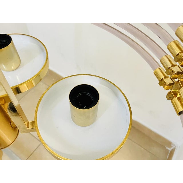 Chandelier by Gaetano Sciolari for Sciolari, 1980s For Sale - Image 11 of 18