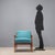 This 1960s armchair from Northern Europe is a perfect example of vintage design. The frame is crafted from fine teak wood,...