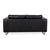 Indivi Leather Two-Seater Black Sofa by BoConcept For Sale - Image 12 of 14