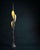Contemporary Lv-426 Floor Lamp in Patinated Cast Bronze by William Guillon For Sale - Image 3 of 7