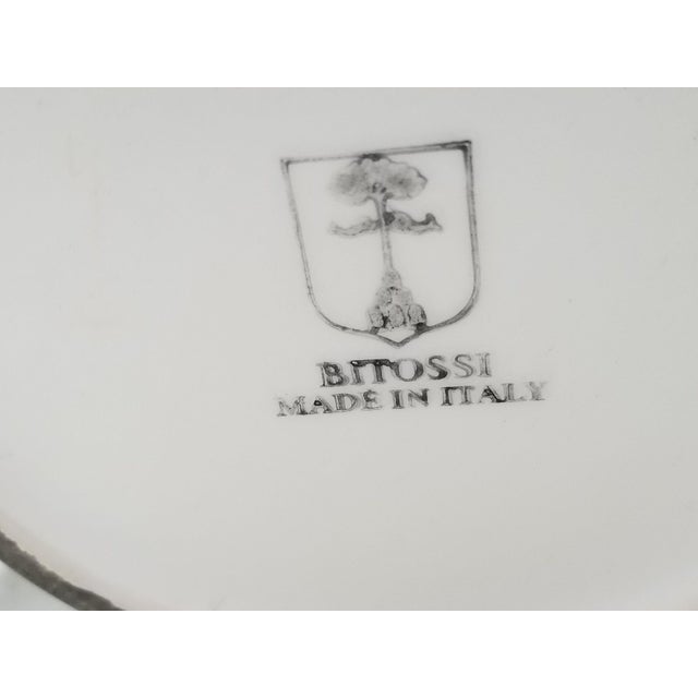 Chrome Raymor Bitossi Silver Chrome Art Pottery Vase For Sale - Image 8 of 10