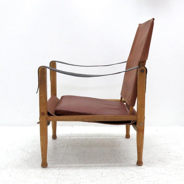 Wood Safari Chair by Kaare Klint, 1969 For Sale - Image 7 of 10