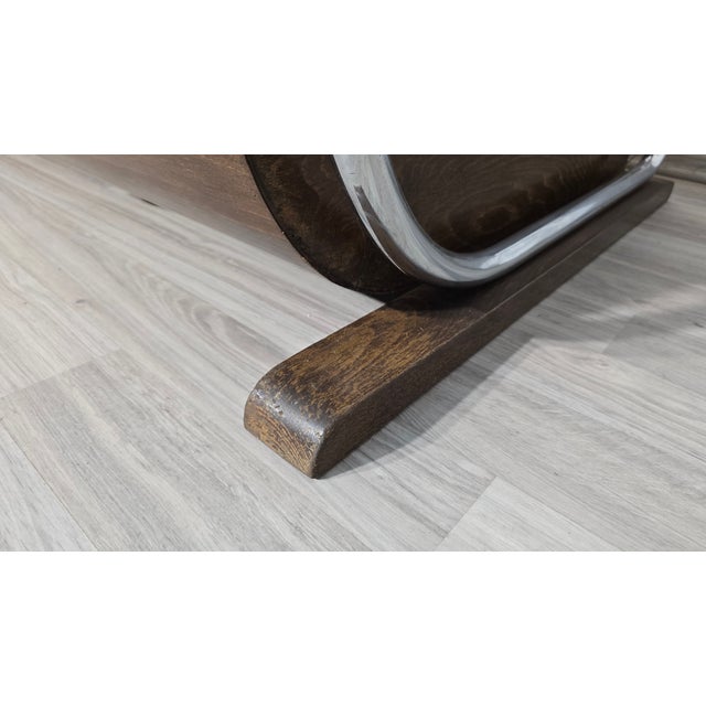 Bauhaus Chrome Sofa by Robert Slezak for Slezak Factories, 1930s For Sale - Image 10 of 14