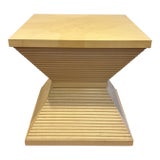 1970s Geometric Inverted Pyramid Side Table For Sale