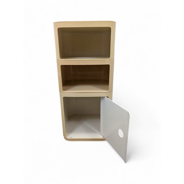 Kartell Vintage Componibili Modular Storage Units by Anna Castelli Ferrieri for Kartell, 1960s, Set of 2 For Sale - Image 4 of 11