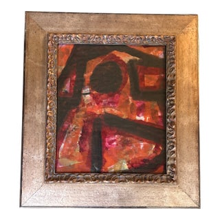 1970’s Original Abstract Expressionist Watercolor Painting For Sale