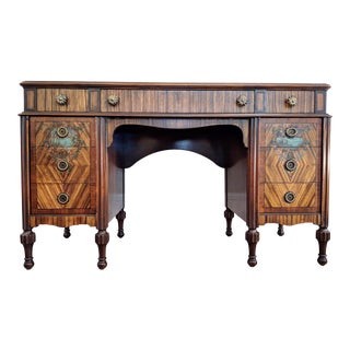 1920s French Regency Partner Desk or Vanity For Sale