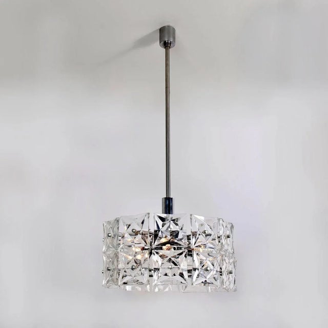 Light Fixtures in Nickel and Crystal Glass from Kinkeldey, 1970s, Set of 5 For Sale - Image 12 of 18