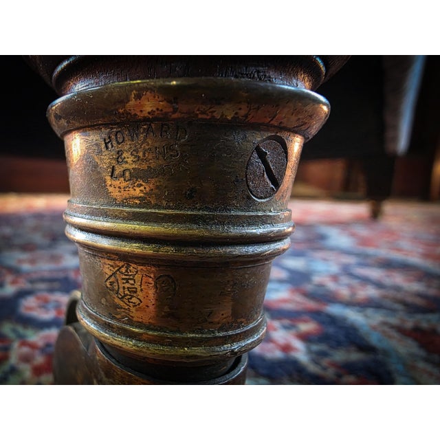 Buttoned Lounge Chair in Ticking Fabric from Howard & Sons For Sale - Image 4 of 18