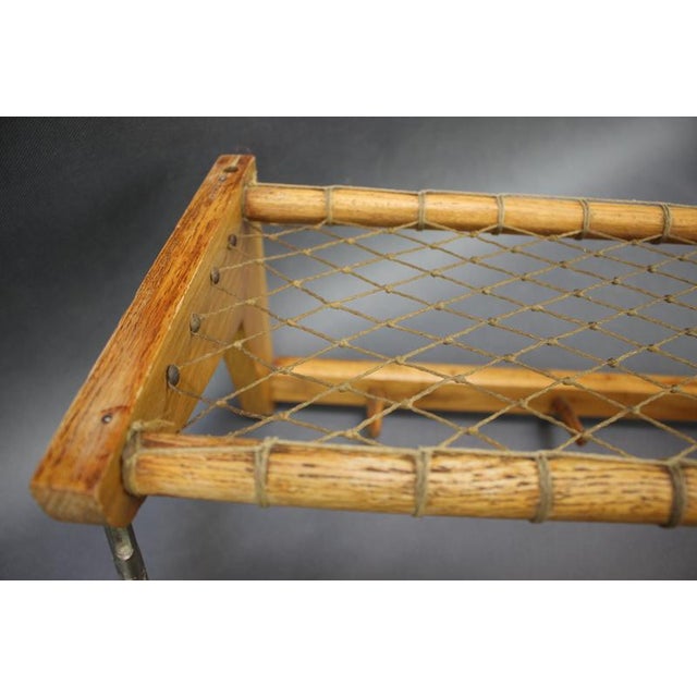 Mid-Century Wall Mounted Coat Rack and Shelf, Czechoslovakia, 1950s For Sale - Image 6 of 13