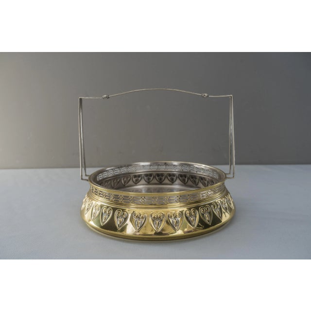 Jugendstil Centerpiece with Original Glass, 1908 For Sale - Image 11 of 18