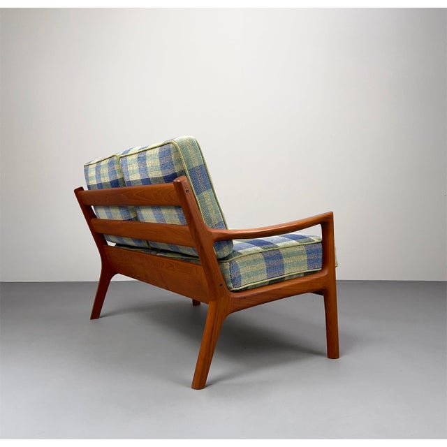 Classic Scandinavian teak sofa by Cado, design: Ole Wanscher, model Senator The sofa is in very good condition with only...