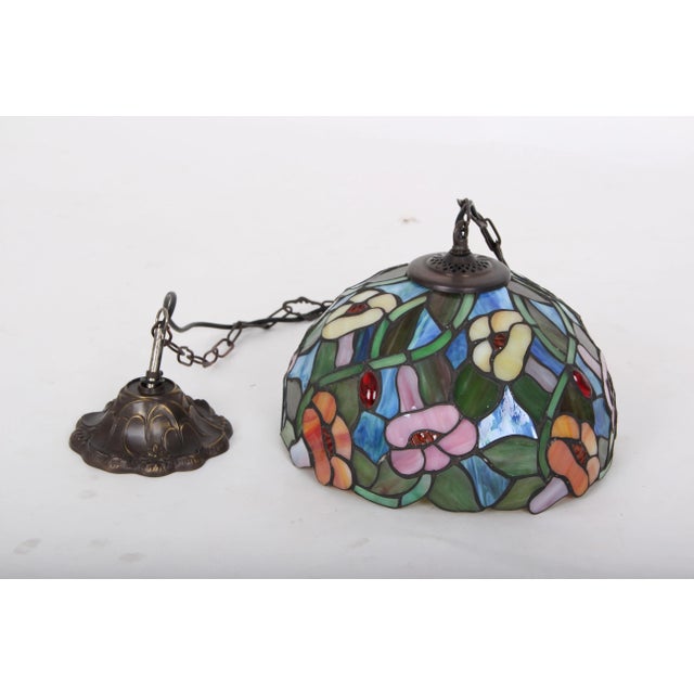 1970s Danish Lead Glass Pendant Lamp, 1970s For Sale - Image 5 of 9