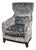 Bespoke Wingback Lounge Armchair For Sale