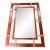Ralph Lauren Theodore Alexander Wood Frame Mirror With Leather Accents For Sale