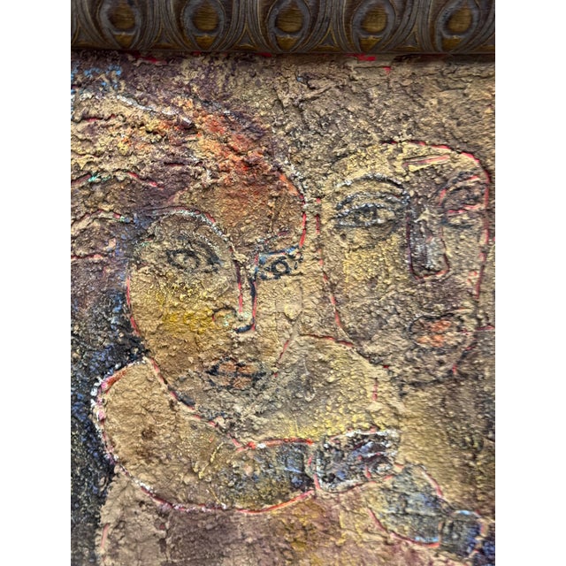 Circa 2010 Yang Yang Fresco Serries-the Couple For Sale - Image 9 of 12
