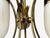1950s Mid-Century Modern German Modern, Five-Light Chandelier, Brass, Metal, Glass For Sale - Image 10 of 13