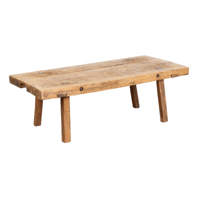 Early 20th Century Rustic Coffee Table, Hungary For Sale