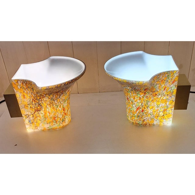 Metal Vintage Wall Lamps from Peill & Putzler, 1970s, Set of 2 For Sale - Image 7 of 9