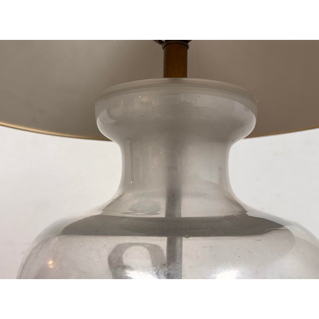 Odada Seguso Glass Vase Table Lamp For Sale - Image 10 of 13