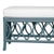 David Francis Lillian Bench - Regatta Blue For Sale - Image 4 of 8